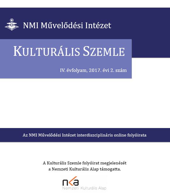 Megjelent a Kulturális Szemle 2015. évi 2. száma